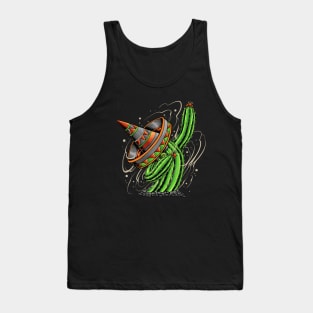 Dabbing Cactus - Cinco De Mayo Tank Top